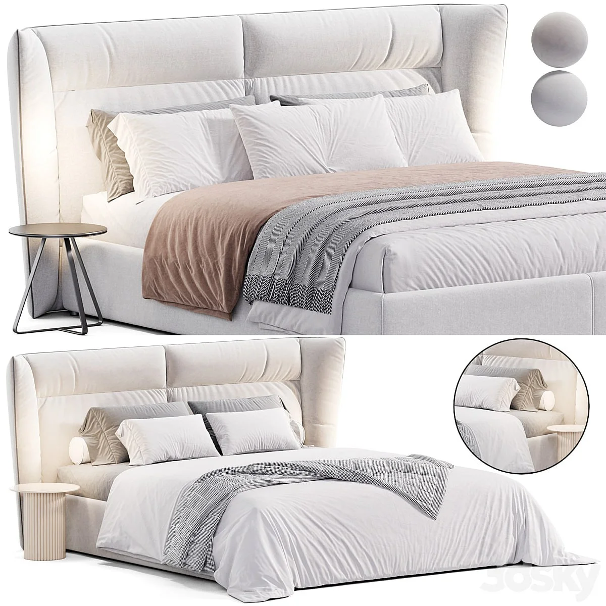 Pasodoble bed by Lecomfort